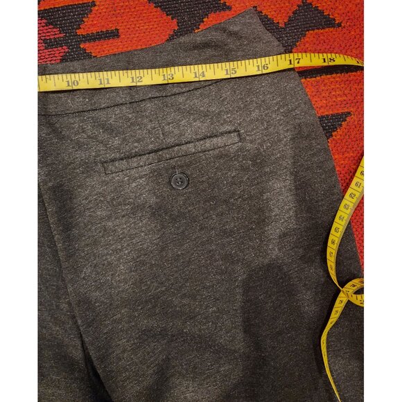New York & Company Women's Stretch Charcoal Gray Bootcut Pants Size Medium - Picture 12 of 14